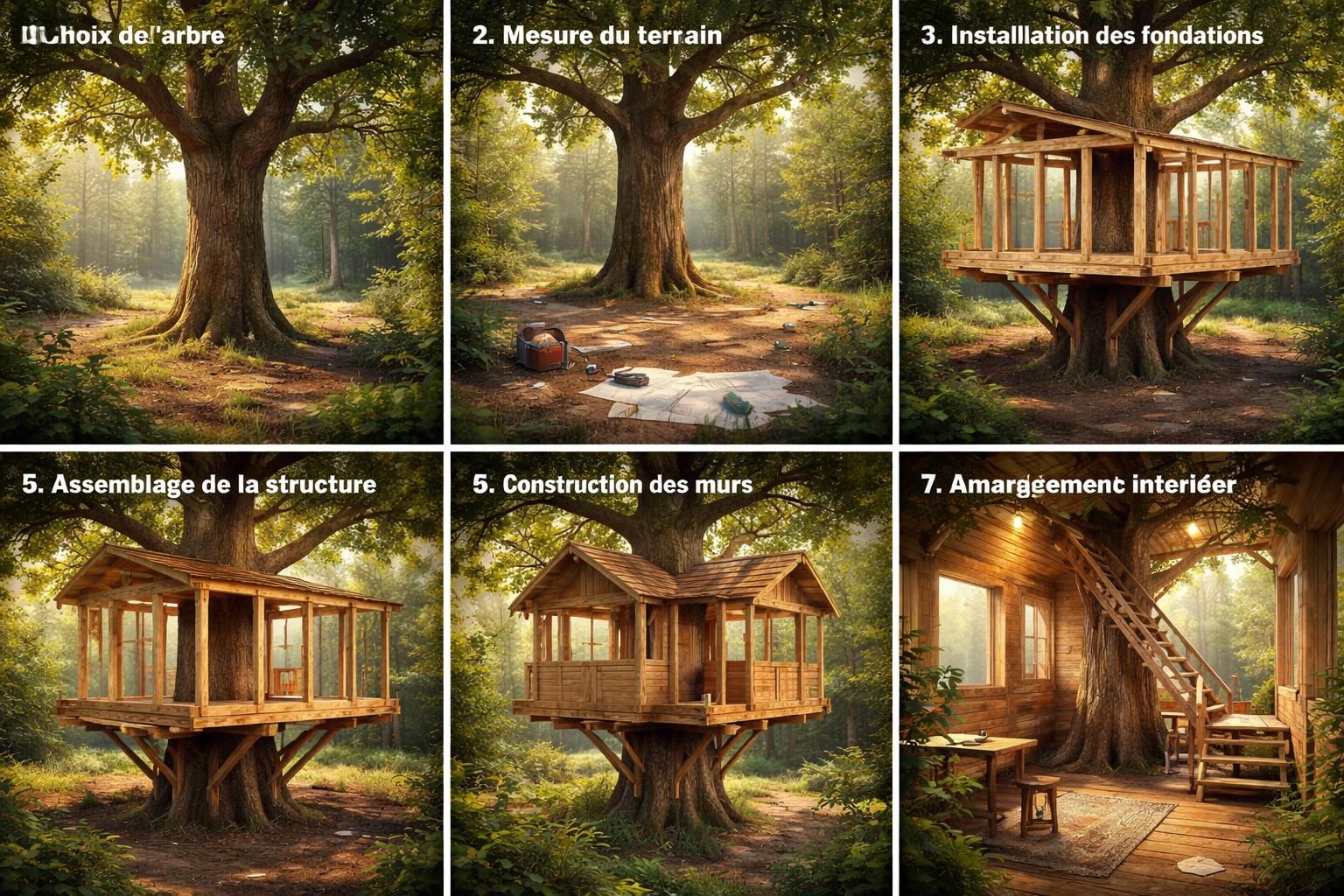 découvrez notre guide complet pour construire une maison dans un arbre, étape par étape, avec des conseils pratiques pour réaliser ce projet unique en toute sécurité.