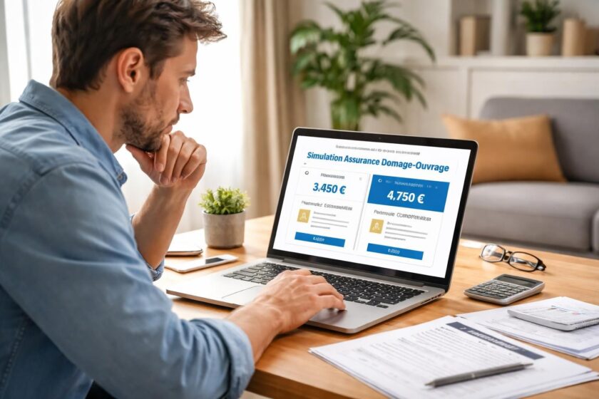 Simulation d’assurance dommage-ouvrage pour un particulier
