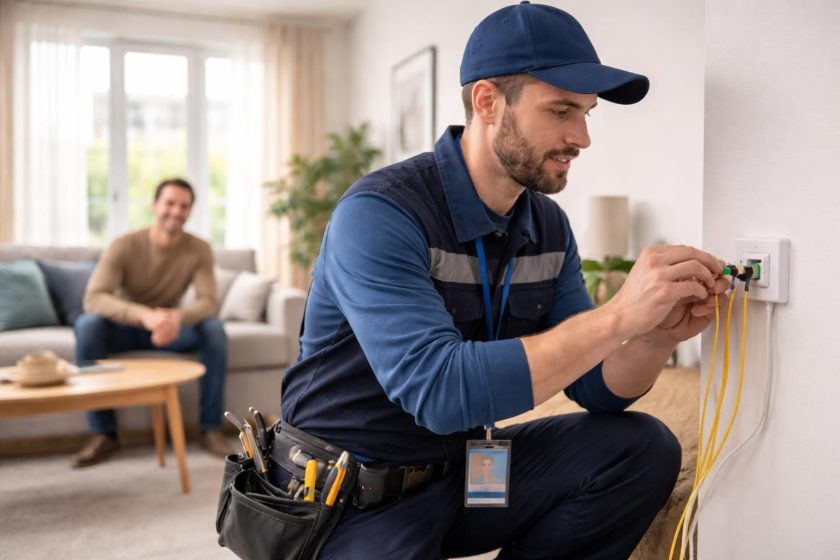 Le raccordement fibre en appartement : droit du locataire
